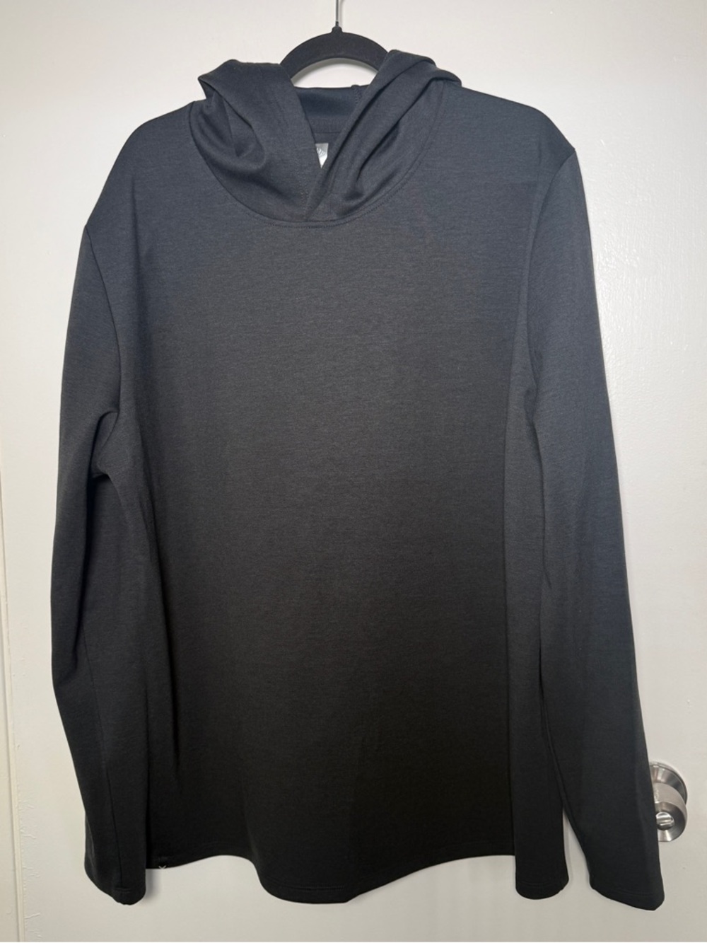 Callaway Black Logo Golf Apparel Label Swing Tech Dark Gray Hoodie Mens XL